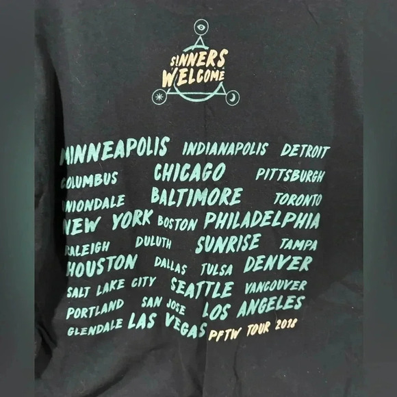 Panic At The Disco Sinners Welcome Tour Concert T-Shirt - Picture 5 of 7